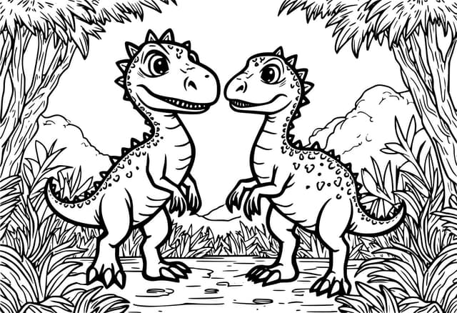 Deinonychus Duo