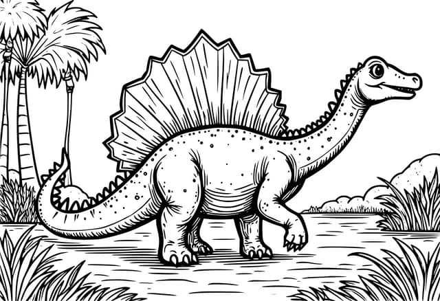 Dimetrodon Sail Back