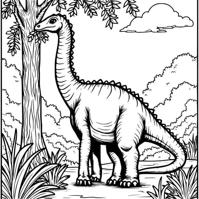 Gentle Brachiosaurus