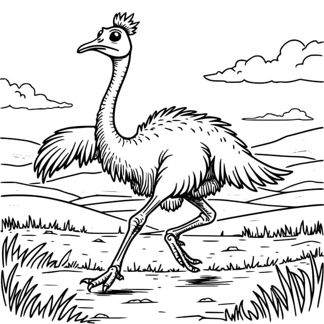 Ornithomimus Ostrich Dinosaur