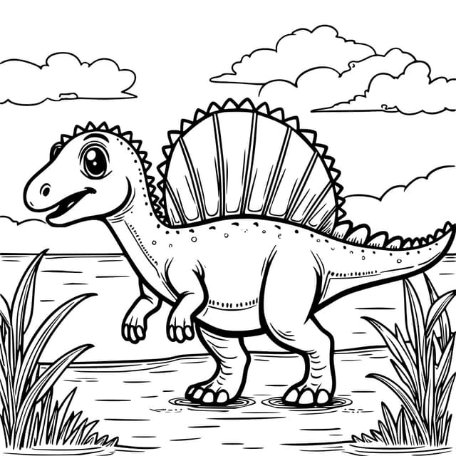 Ouranosaurus Sail-Backed Herbivore