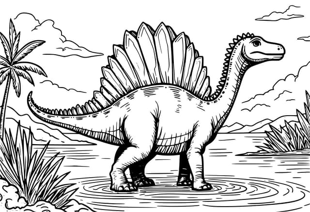 Spinosaurus by the Water