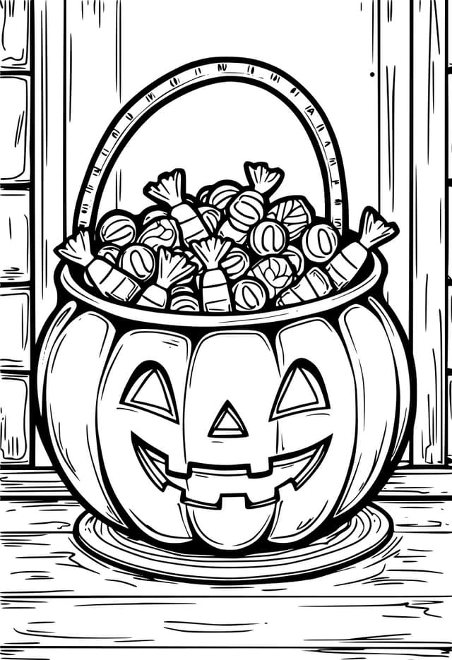 Halloween Candy Bucket