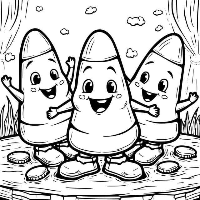 Candy Corn Characters