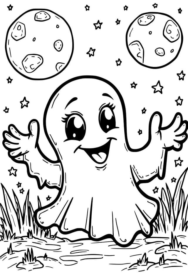 Friendly Halloween Ghost