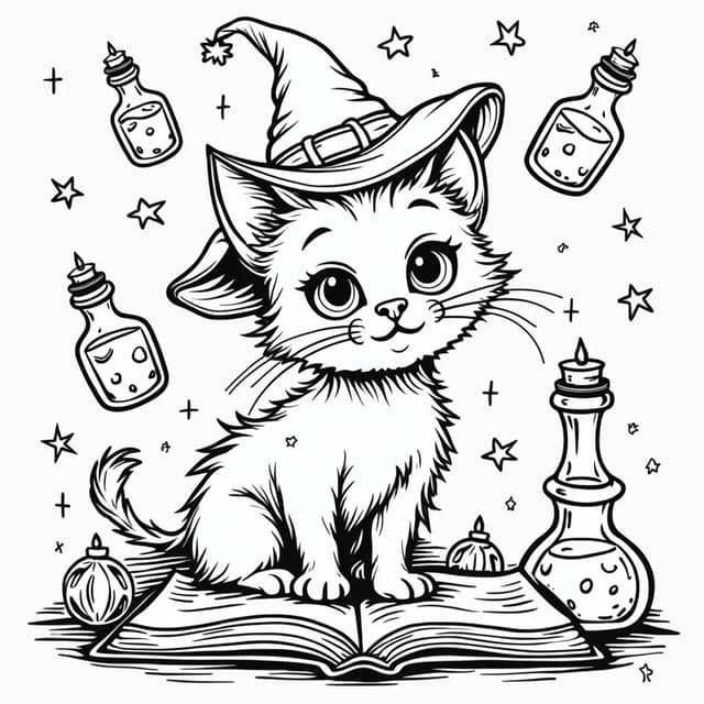 Witch cat