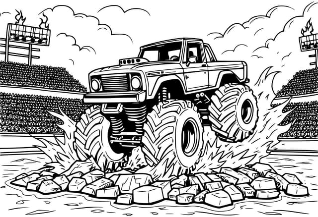 Lego Monster Truck Rally