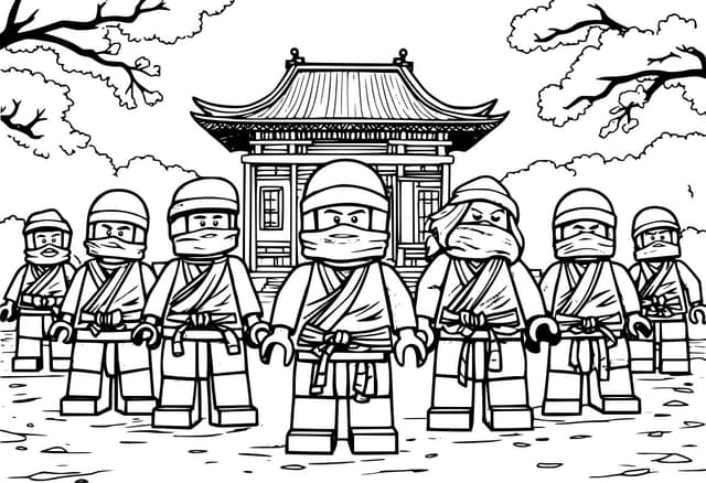 Lego Ninja Training