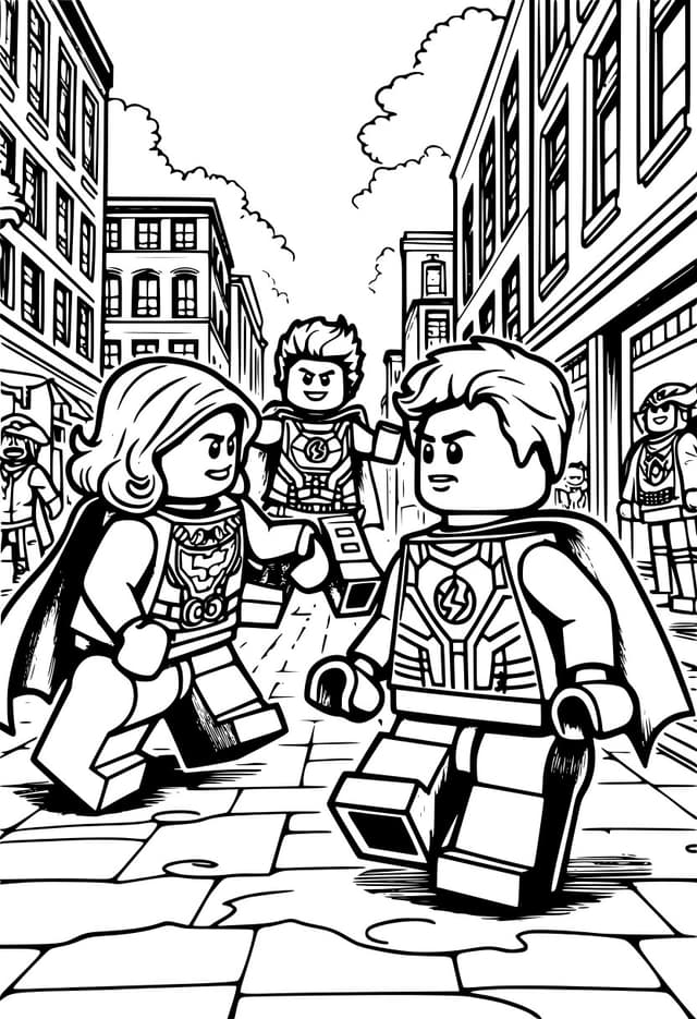 Lego Superhero Showdown
