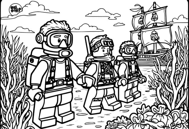 Lego Underwater Exploration