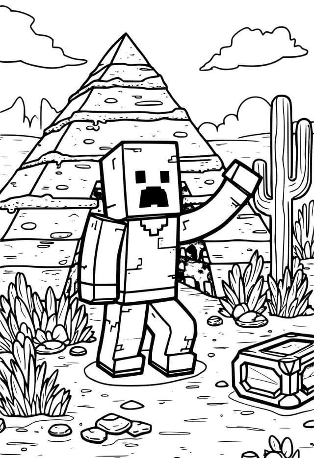 Desert Pyramid Treasure